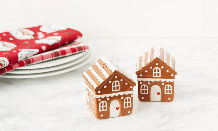 Gingerbread House Salt & Pepper Set