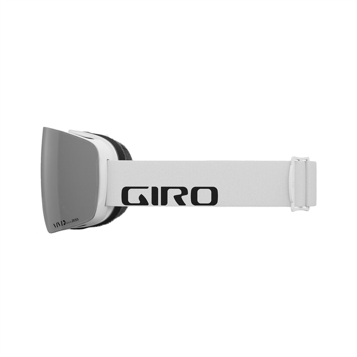 Giro Contour Low Bridge Fit Goggles White Wordmark/Vivid Onyx - Comor - Go Play Outside