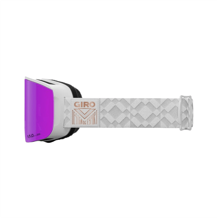 Giro Women's Ella Low Bridge Fit Goggles White Limitless/ Vivid Pink + Vivid Infrared - Comor - Go Play Outside
