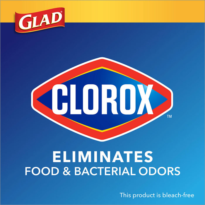 Glad ForceFlex Plus Tall Kitchen Trash Bags With Clorox, Lemon Fresh Bleach Scent (13 gal., 120 ct.)