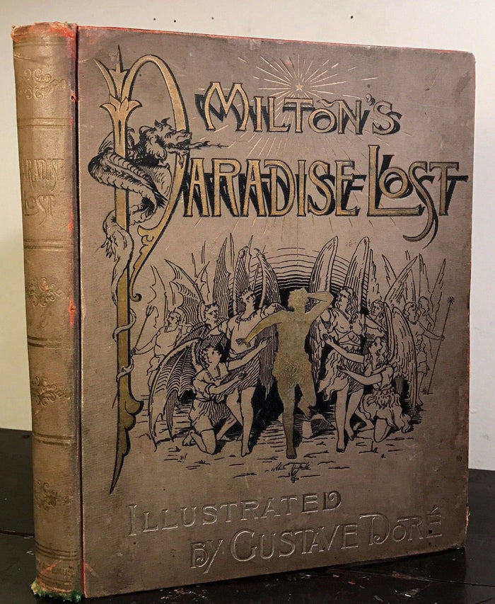 GUSTAVE DORE - Milton's PARADISE LOST, 1st Altemus Ed., Late 1800s, BIBLE