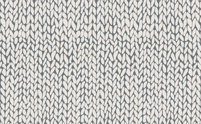 Hand Knit Grey | Wallpaper