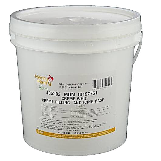 Henry & Henry Marshmallow Creme Whip filling and Icing Base- 18 pounds Bakery Wholesalers
