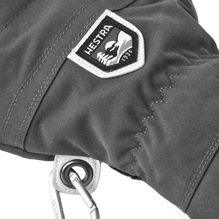 Hestra Men's Army Leather Heli Ski Glove Grey - Comor - Go Play Outside
