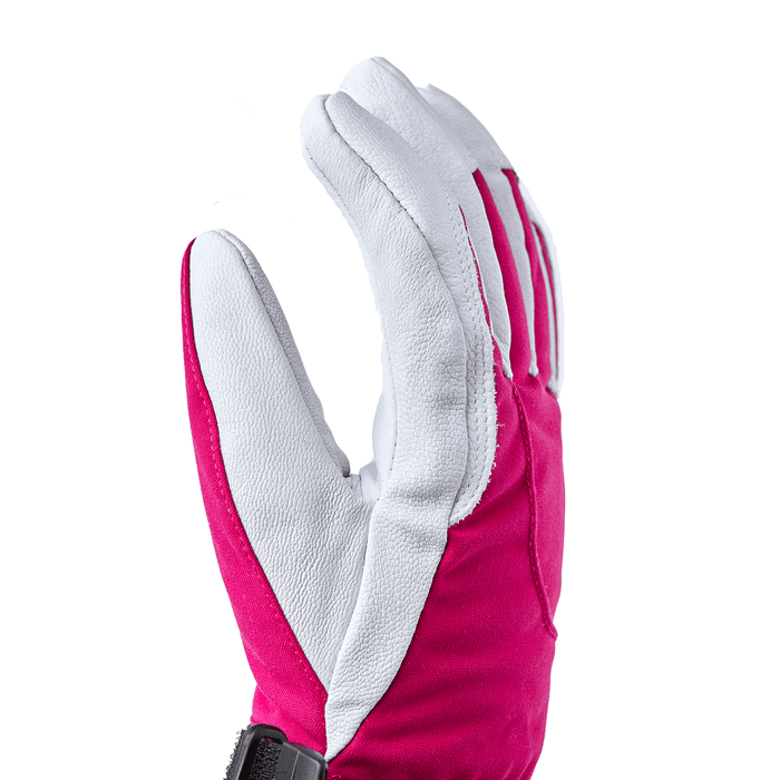 Hestra Women's Heli Ski Female Glove Cerise/White - Comor - Go Play Outside