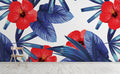 Hibiscus Wall Mural by Walls Need Love•_¨