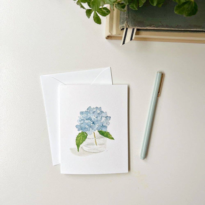Hydrangea notecards - The Preppy Bunny