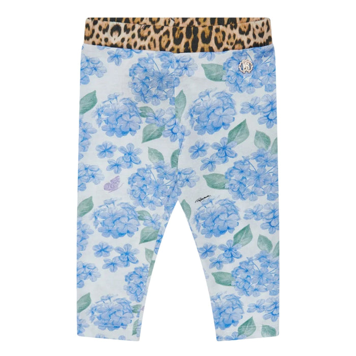 Roberto CavalliHydrangea Print Leggings8053638324903SAVANNA