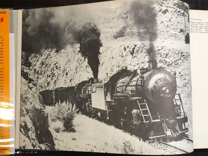 IRON HORSES OF THE SANTA FE TRAIL - WORLEY, 1st/1st 1965 HC/DJ, RAILROAD HISTORY
