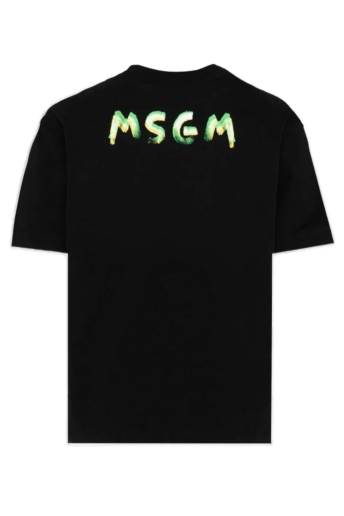 MSGMJersey Logo Print T-Shirt8051883440584SAVANNA