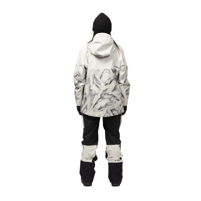 Jones Women's Mtn Surf Recycled Anorak Jacket 2024 Glacier Print/Mineral Grey