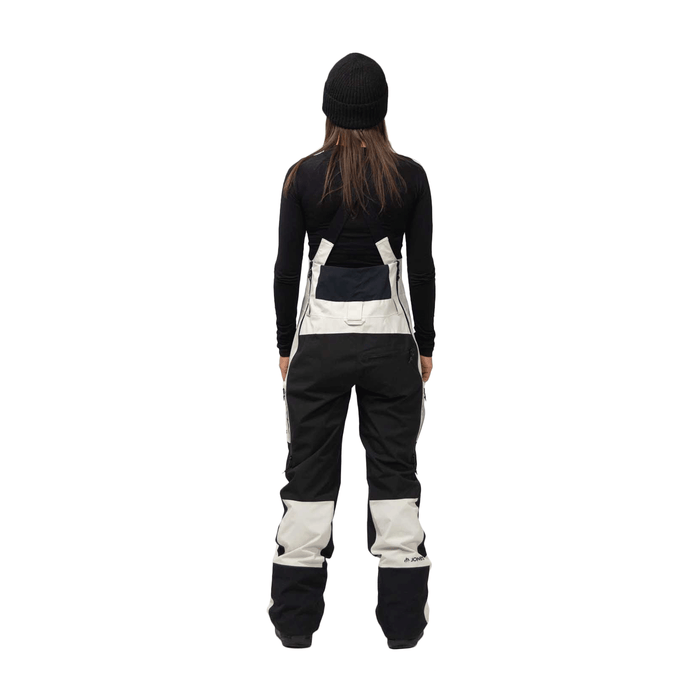 Jones Women's Mtn Surf Recycled Bib Pant 2024 Mineral Grey/Stealth Grey