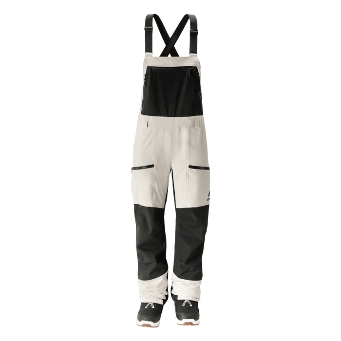 Jones Women's Mtn Surf Recycled Bib Pant 2024 Mineral Grey/Stealth Grey