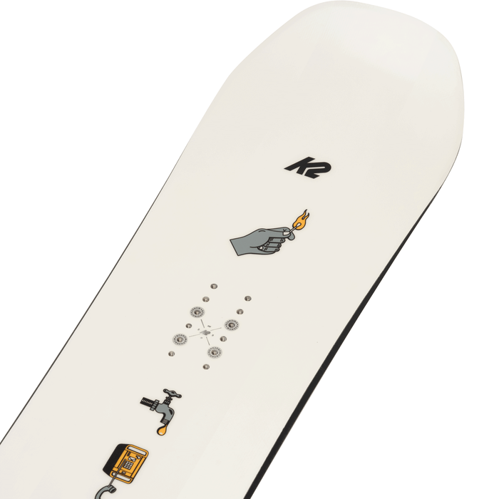 K2 Men's Afterblack Snowboard 2024