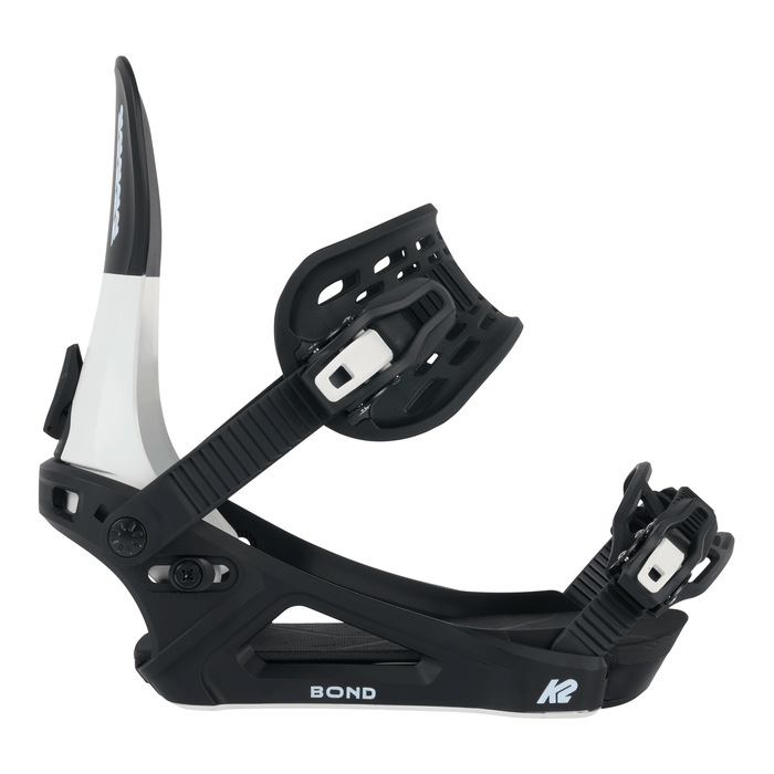 K2 Men's Bond Snowboard Bindings 2024 Black/White