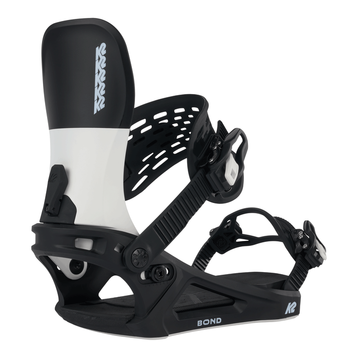 K2 Men's Bond Snowboard Bindings 2024 Black/White