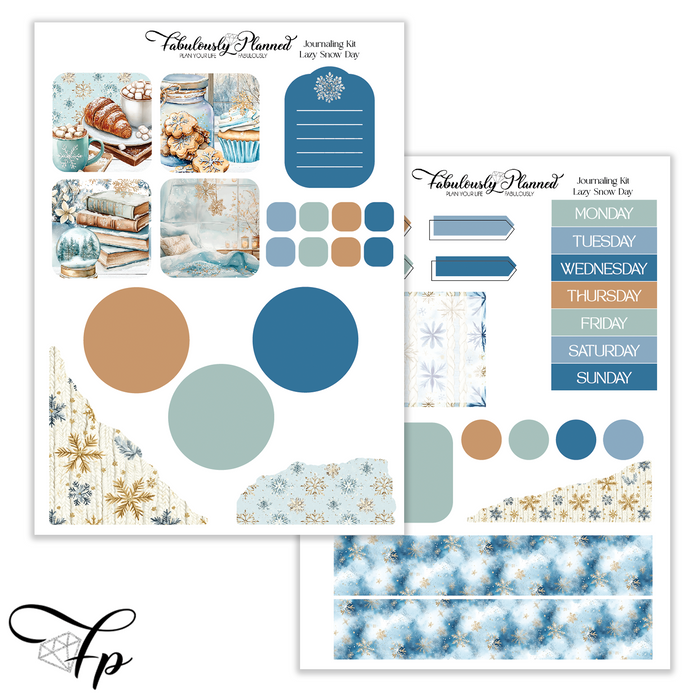 Lazy Snow Day - Journaling Kit