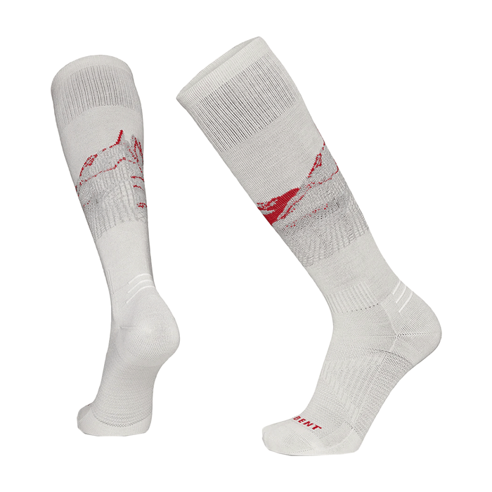 Le Bent Women's Elyse Saugstad Pro Series Zero Cushion Snow Sock Lily White - Comor - Go Play Outside