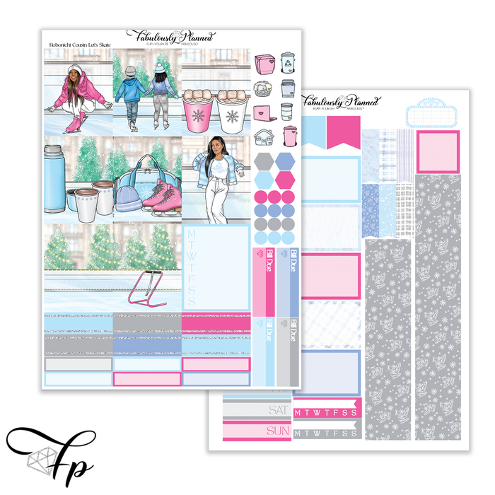 Let's Skate - Hobonichi Cousin Kit (Skin and Hair Options)
