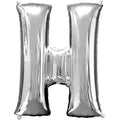 Letter H Silver 40in – 1 piece
