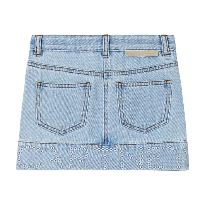 Stella McCartneyLogo Denim Mini Skirt8059774255040SAVANNA