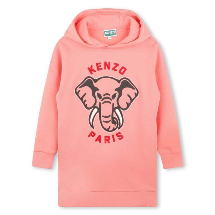 KENZOLogo Elephant Hooded Dress3143164673745SAVANNA