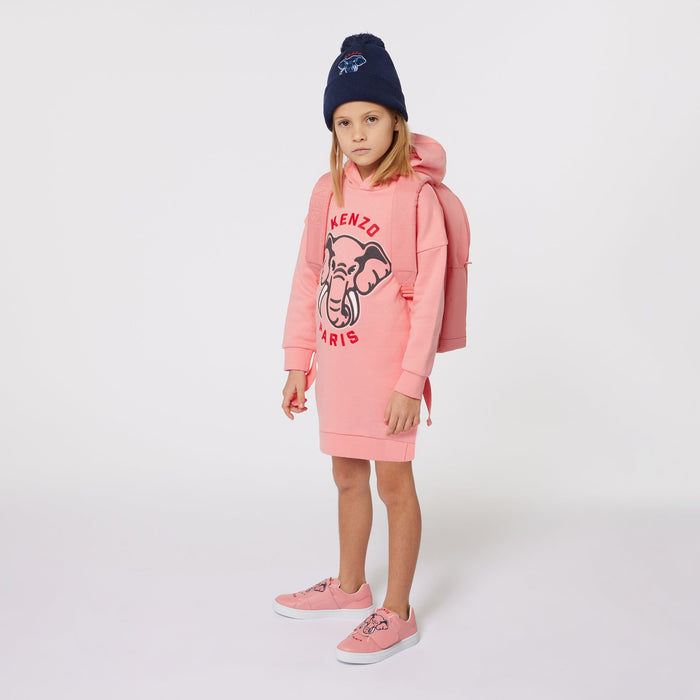 KENZOLogo Elephant Hooded Dress3143164673745SAVANNA