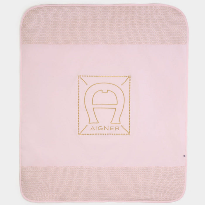 AIGNERLogo Embroidered Baby Blanket4062176899150SAVANNA