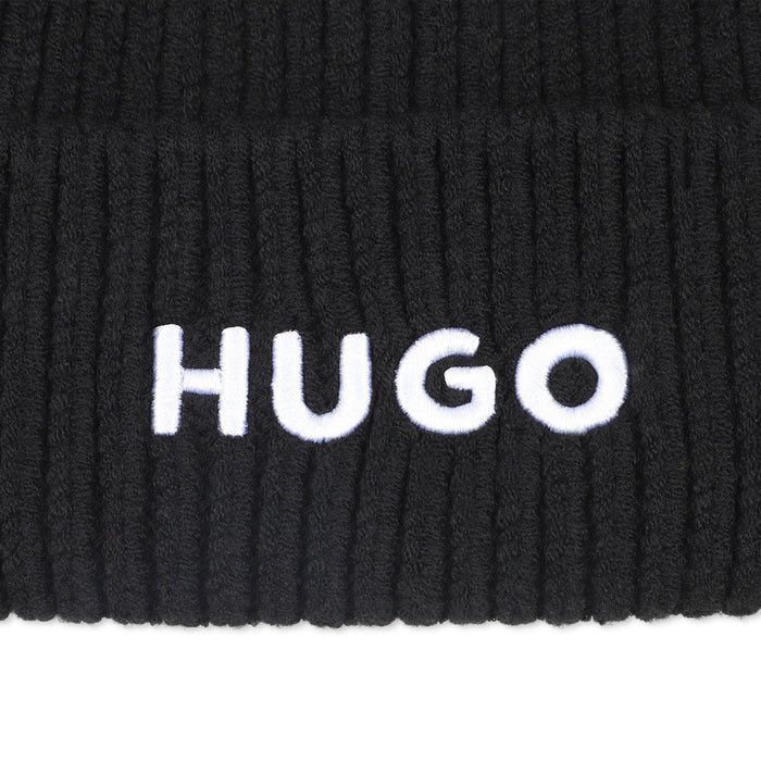 HUGOLogo Embroidered Beanie3617165609985SAVANNA