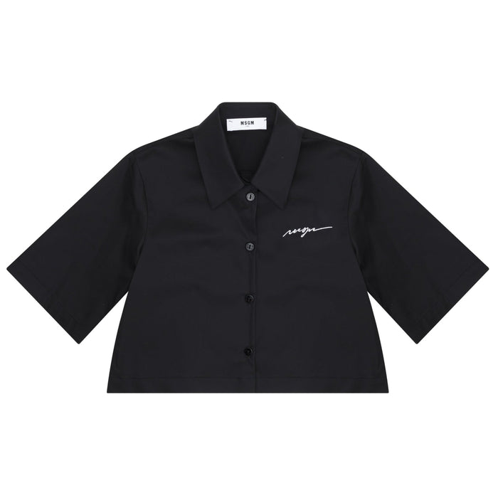 MSGMLogo Embroidered Shirt8051883366389SAVANNA