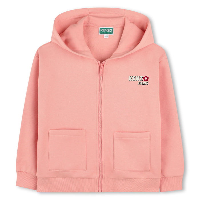 KENZOLogo Hooded Zip Up Top3617165542466SAVANNA