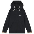 BossLogo Hooded Zip Up Top3617165568442SAVANNA