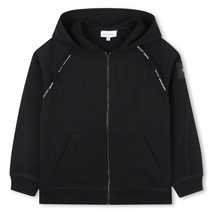 MARC JACOBSLogo Hooded Zip Up TopSAVANNA