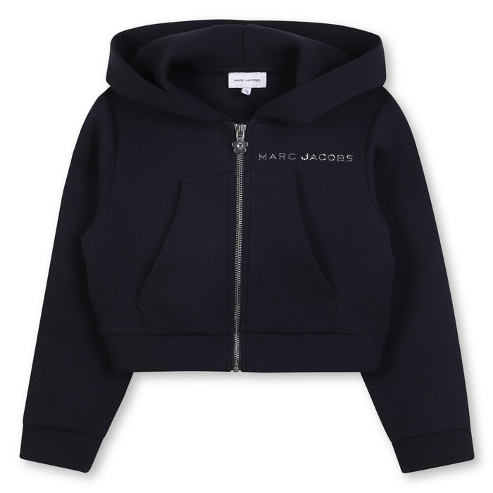 MARC JACOBSLogo Hooded Zip Up Top3617165756665SAVANNA