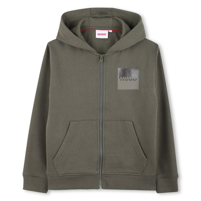 HUGOLogo Hooded Zip Up Top3617165776076SAVANNA
