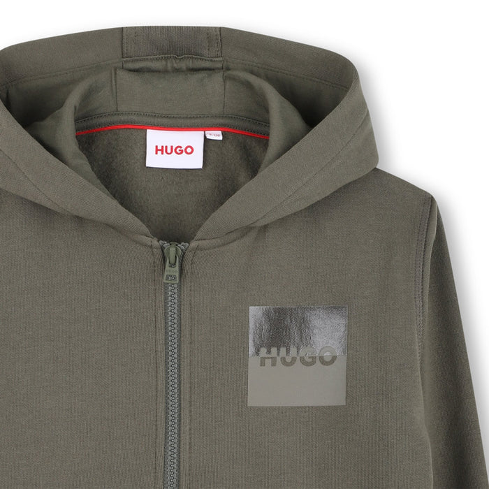 HUGOLogo Hooded Zip Up Top3617165776076SAVANNA