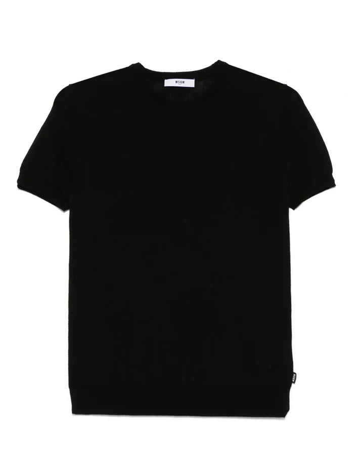 MSGMLogo Knitted T-shirt8051883361476SAVANNA