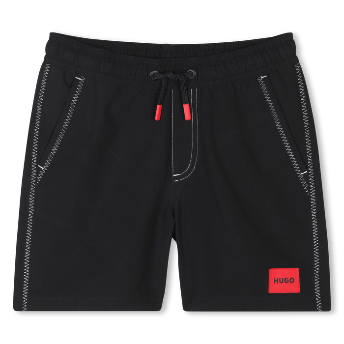 HUGOLogo Patch Swim Shorts3617165392139SAVANNA