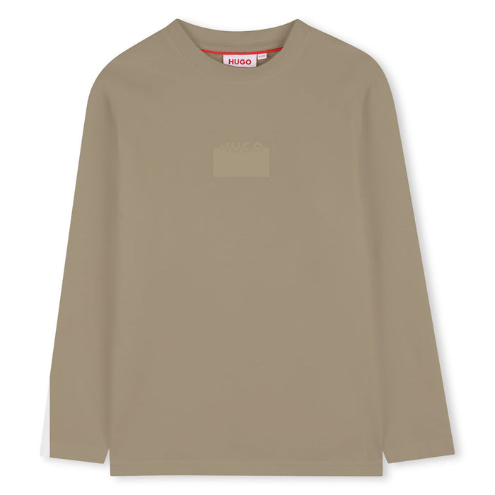 HUGOLogo Plaque Long Sleeve Top3617165766930SAVANNA