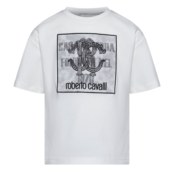 Roberto CavalliLogo Print T-Shirt8053638445387SAVANNA