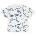 MSGMLogo Printed Abstract T-Shirt8051883442571SAVANNA