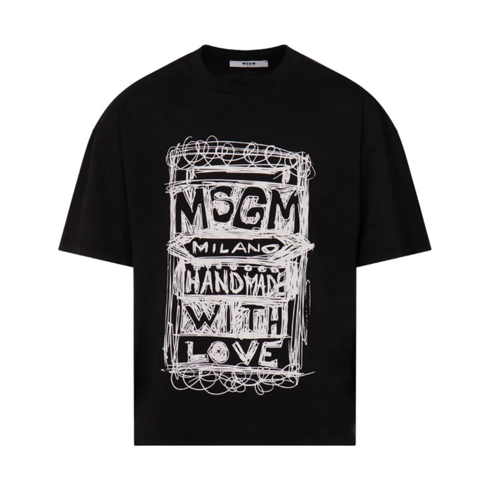 MSGMLogo Printed Crewneck T-Shirt8051883441567SAVANNA