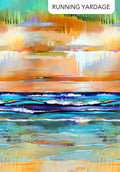 Lotus Texture Ombre Dark Blue Multi Northcott  DP28422-46