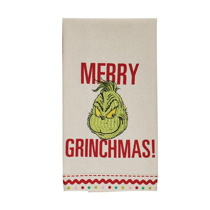 Merry Grinchmas The Grinch Christmas Tea Towel - Piglet's Closet