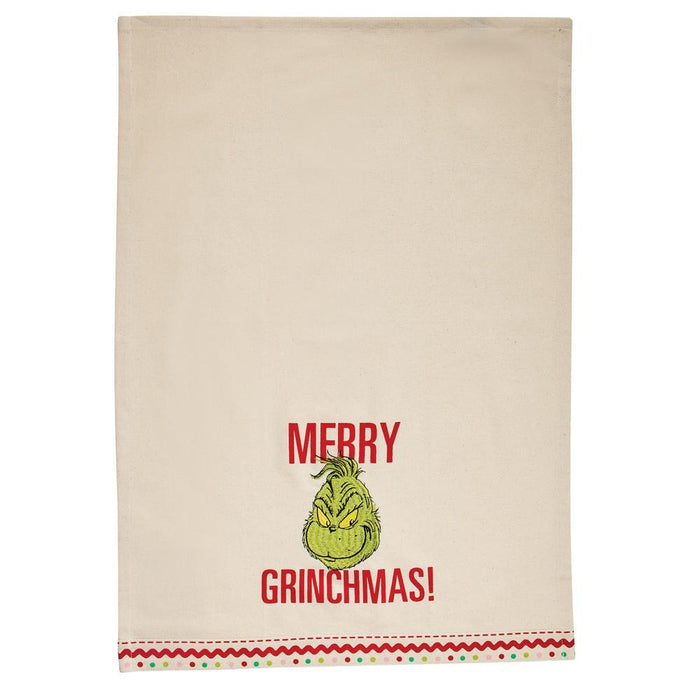 Merry Grinchmas The Grinch Christmas Tea Towel - Piglet's Closet