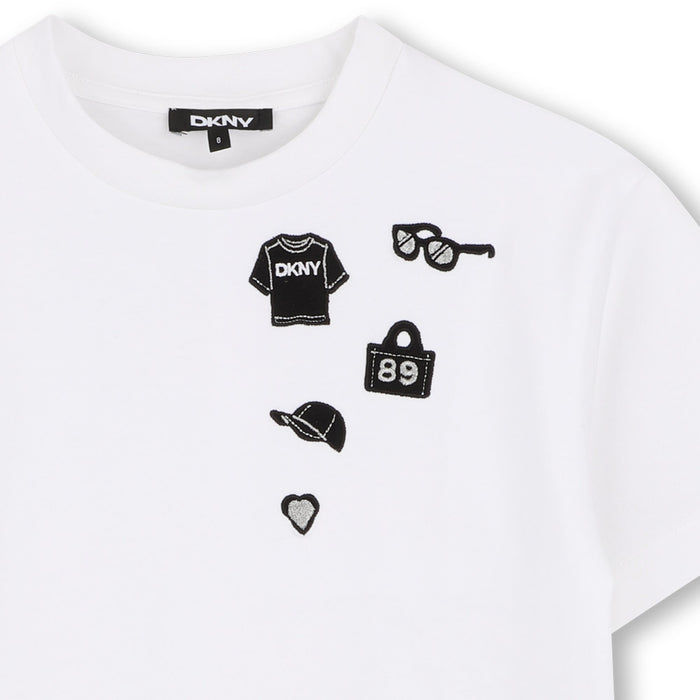DKNYMini Me Logo T-ShirtSAVANNA