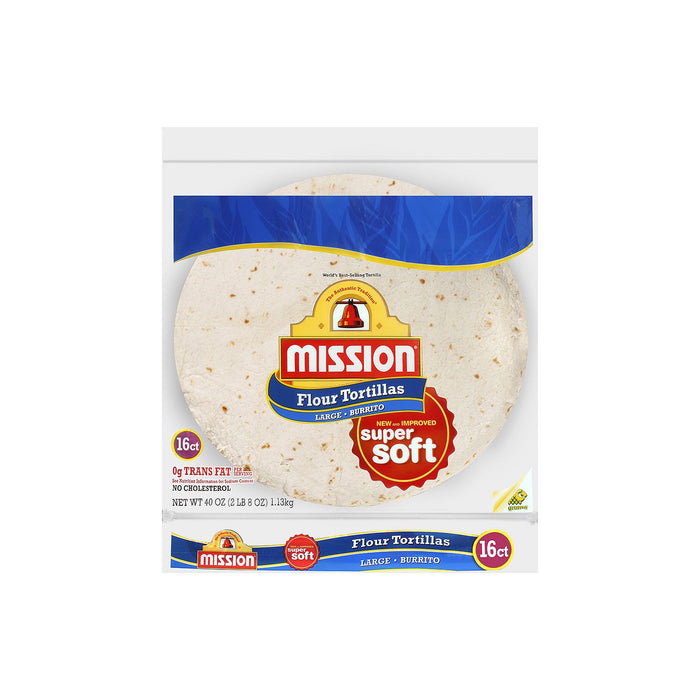 Mission Flour Tortillas Large Burrito (2/20 ct.)