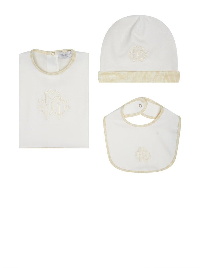 Roberto CavalliMonogram Print Babygrow Set8053638321766SAVANNA