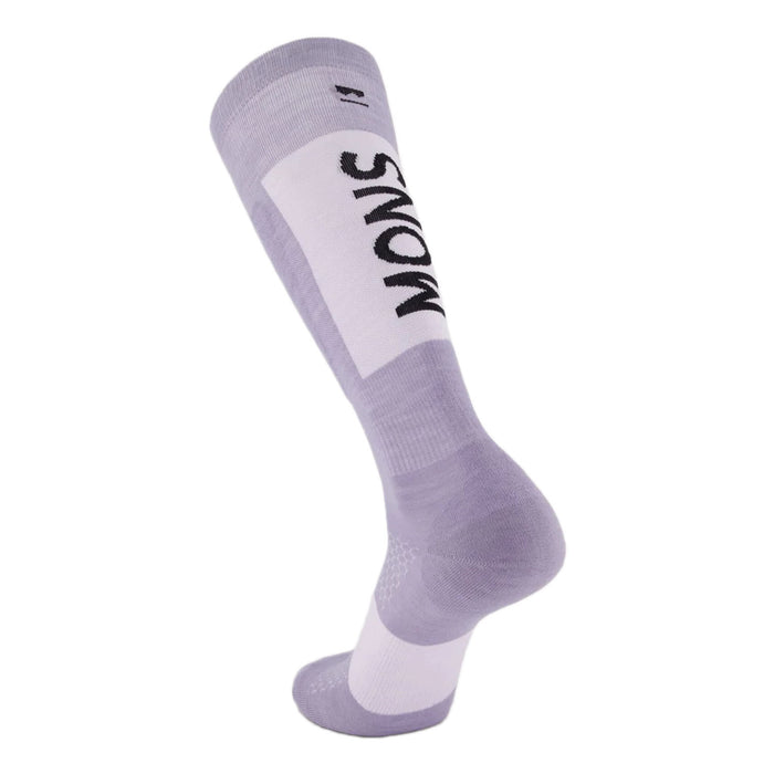 Mons Royale Atlas Merino Snow Sock Thistle Cloud