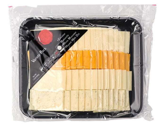 Natural & Kosher Variety Pack Sliced Cheese 24